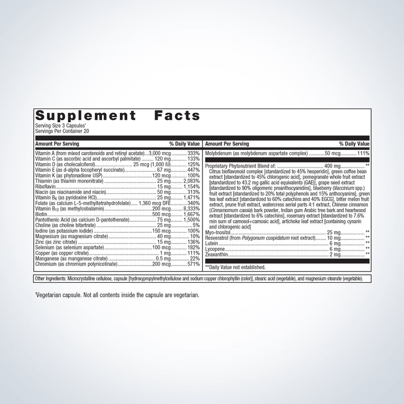 PhytoMulti Multivitamin Capsules