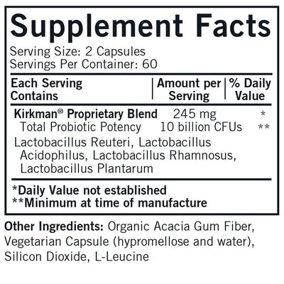Kirkman - Lactobacillus Reuteri Plus - OurKidsASD.com - #Free Shipping!#
