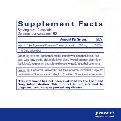 Pure Encapsulations - Liposomal Vitamin C - OurKidsASD.com - #Free Shipping!#
