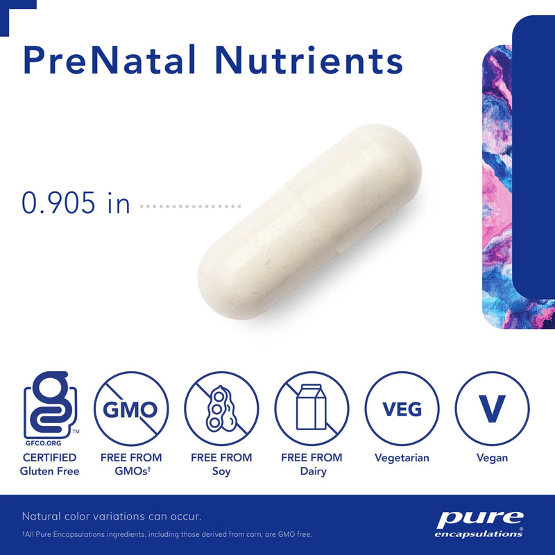 Pure Encapsulations - PreNatal Nutrients - OurKidsASD.com - 
