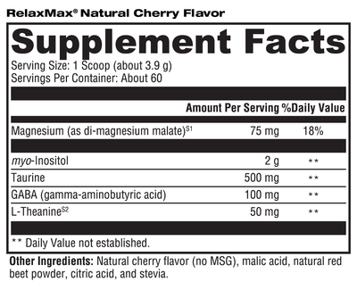 Xymogen - RelaxMax Powder (Cherry) - OurKidsASD.com - #Free Shipping!#