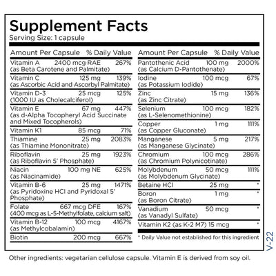 Metabolic Maintenance - The Big One without Iron - OurKidsASD.com - #Free Shipping!#