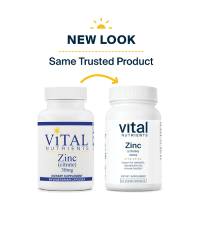 Vital Nutrients - Zinc (Citrate) 30 Mg - OurKidsASD.com - #Free Shipping!#