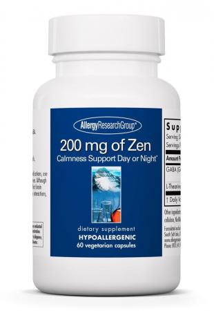 Allergy Research Group - 200 Mg Of Zen - OurKidsASD.com - 