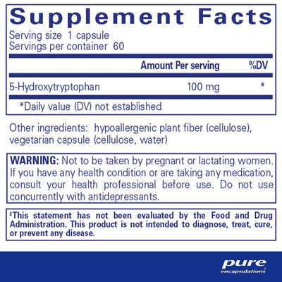 Pure Encapsulations - 5-HTP (100mg) - OurKidsASD.com - #Free Shipping!#