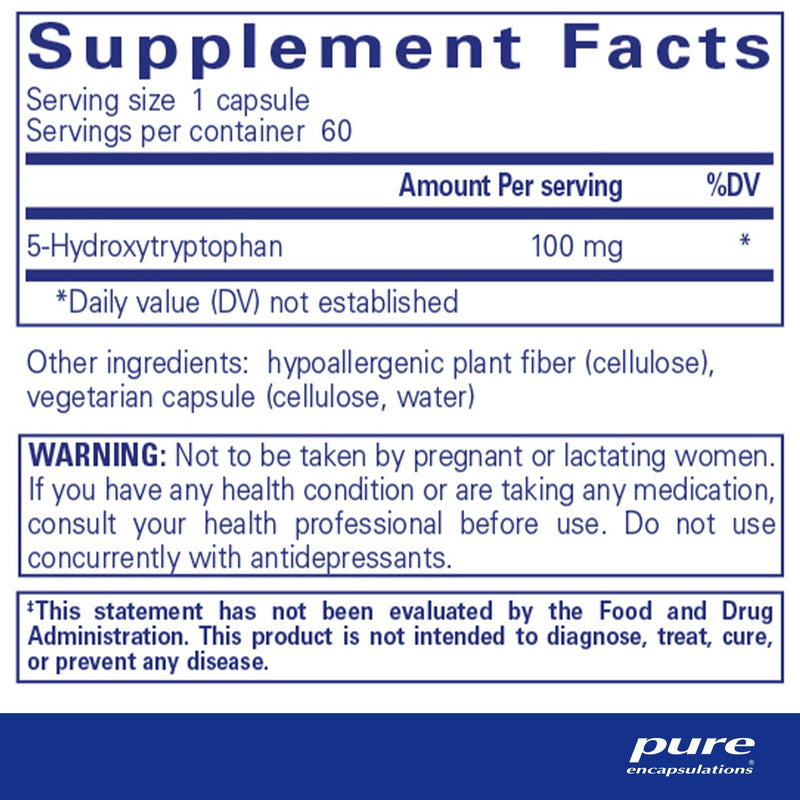 Pure Encapsulations - 5-HTP (100mg) - OurKidsASD.com - 