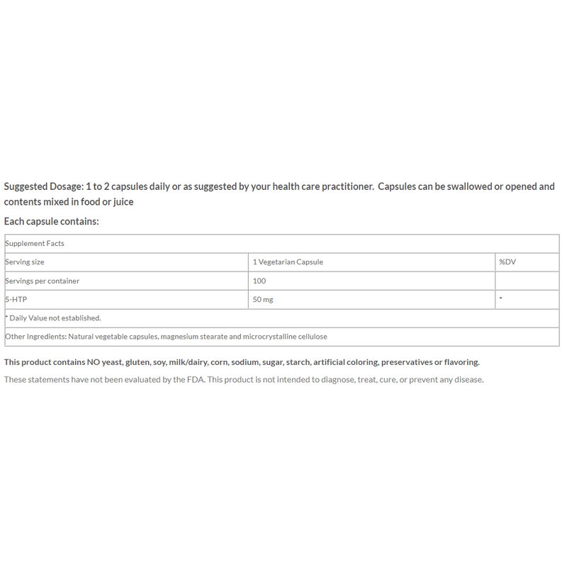 New Beginnings - 5-HTP 50mg - OurKidsASD.com - 