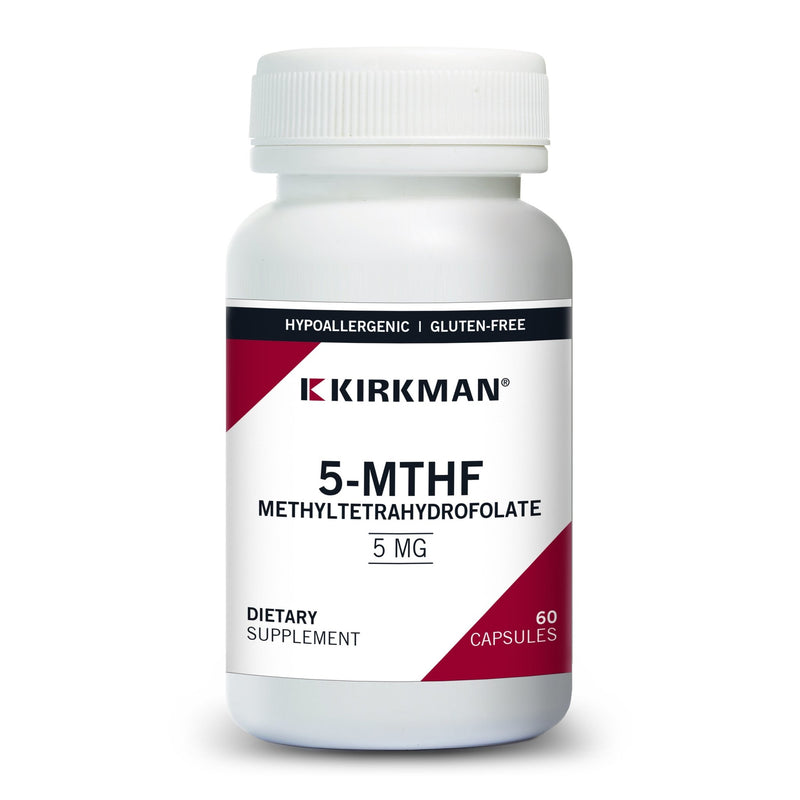 Kirkman Labs - 5-MTHF ([6S]-5-Methyltetrahydrofolate) 5 Mg - Hypoallergenic - OurKidsASD.com - 