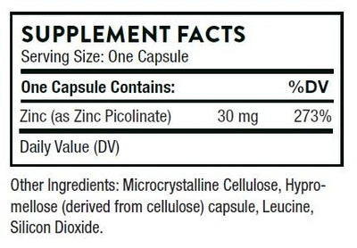Zinc Picolinate 30 mg