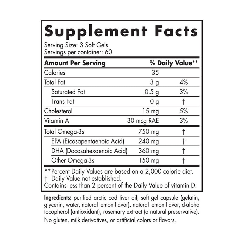 Arctic Cod Liver Oil Pro Softgels