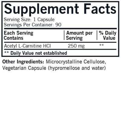 Kirkman Labs - Acetyl L-Carnitine 250 mg – Hypoallergenic - OurKidsASD.com - #Free Shipping!#