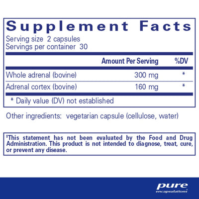 Pure Encapsulations - Adrenal - OurKidsASD.com - #Free Shipping!#