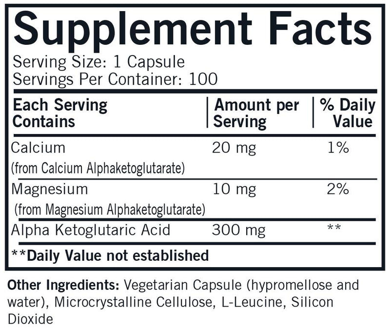 Kirkman Labs - Alpha-Ketoglutaric Acid - OurKidsASD.com - 