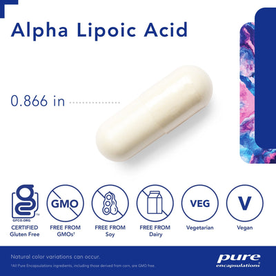 Pure Encapsulations - Alpha Lipoic Acid 100 Mg. - OurKidsASD.com - #Free Shipping!#