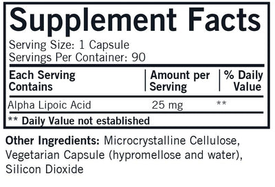 Kirkman Labs - Alpha-Lipoic Acid 25 Mg. Hypoallergenic - OurKidsASD.com - #Free Shipping!#