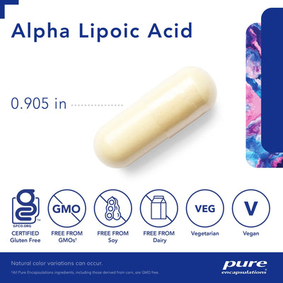 Pure Encapsulations - Alpha Lipoic Acid 600 Mg. - OurKidsASD.com - #Free Shipping!#