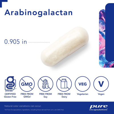 Pure Encapsulations - Arabinogalactan 90 Capsules - OurKidsASD.com - #Free Shipping!#