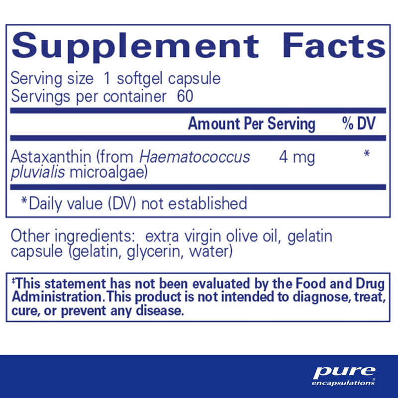 Pure Encapsulations - Astaxanthin - OurKidsASD.com - 