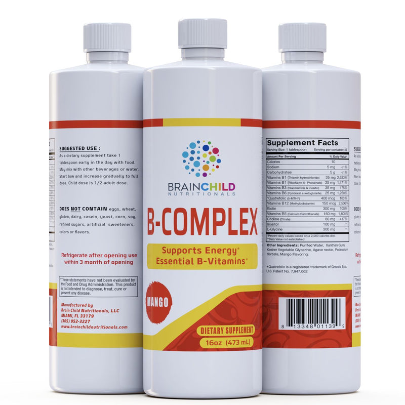 BrainChild Nutritionals - B-Complex - OurKidsASD.com - 