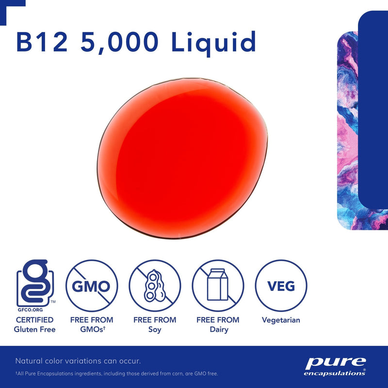 Pure Encapsulations - B12 (Methylcobalamin) 5000 - OurKidsASD.com - 