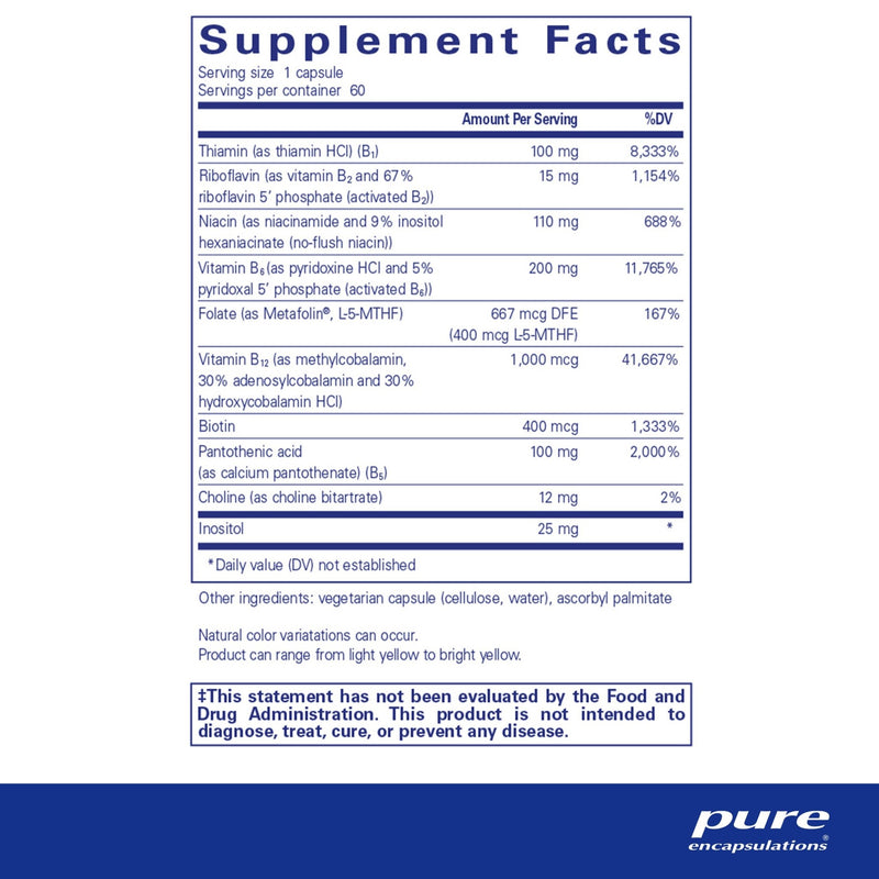 Pure Encapsulations - B6 Complex - OurKidsASD.com - 