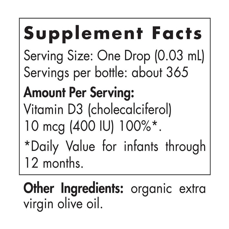 Nordic Naturals - Baby’s Vitamin D3 - OurKidsASD.com - 