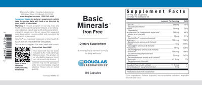 Douglas Laboratories - Basic Minerals Iron Free - OurKidsASD.com - #Free Shipping!#