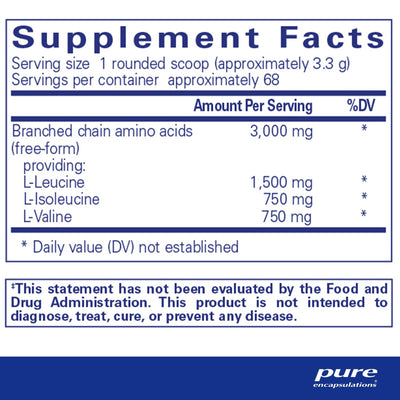 Pure Encapsulations - BCAA (Branched Chain Amino Acids) - OurKidsASD.com - #Free Shipping!#