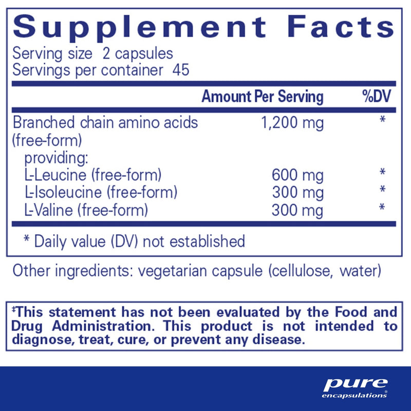 Pure Encapsulations - BCAA (Branched Chain Amino Acids) - OurKidsASD.com - 