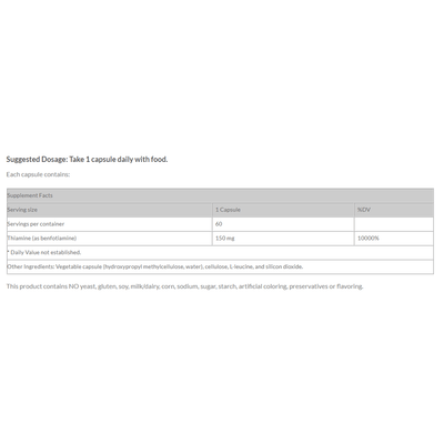 New Beginnings - Benfotiamine (Formerly Thiamine) - OurKidsASD.com - #Free Shipping!#