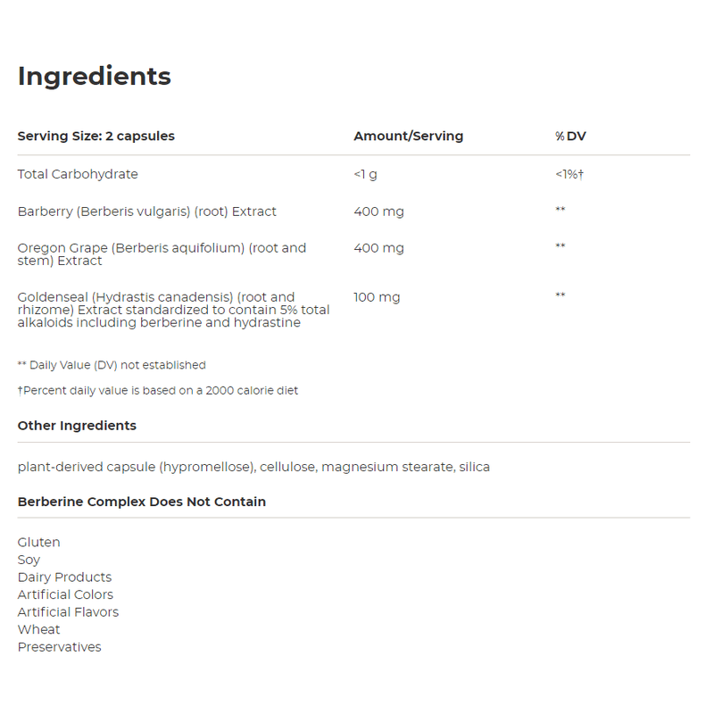 Integrative Therapeutics - Berberine Complex - OurKidsASD.com - 
