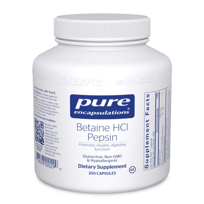 Pure Encapsulations - Betaine HCl Pepsin - OurKidsASD.com - #Free Shipping!#