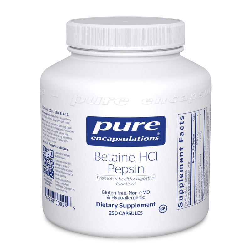 Pure Encapsulations - Betaine HCl Pepsin - OurKidsASD.com - 