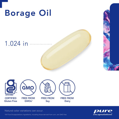 Pure Encapsulations - Borage Oil - OurKidsASD.com - #Free Shipping!#