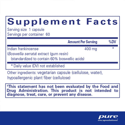 Pure Encapsulations - Boswellia - OurKidsASD.com - #Free Shipping!#