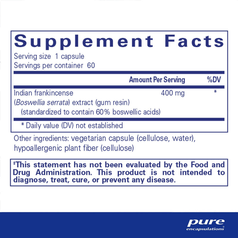 Pure Encapsulations - Boswellia - OurKidsASD.com - 