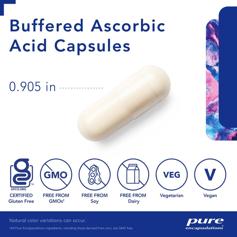 Pure Encapsulations - Buffered Ascorbic Acid - OurKidsASD.com - 
