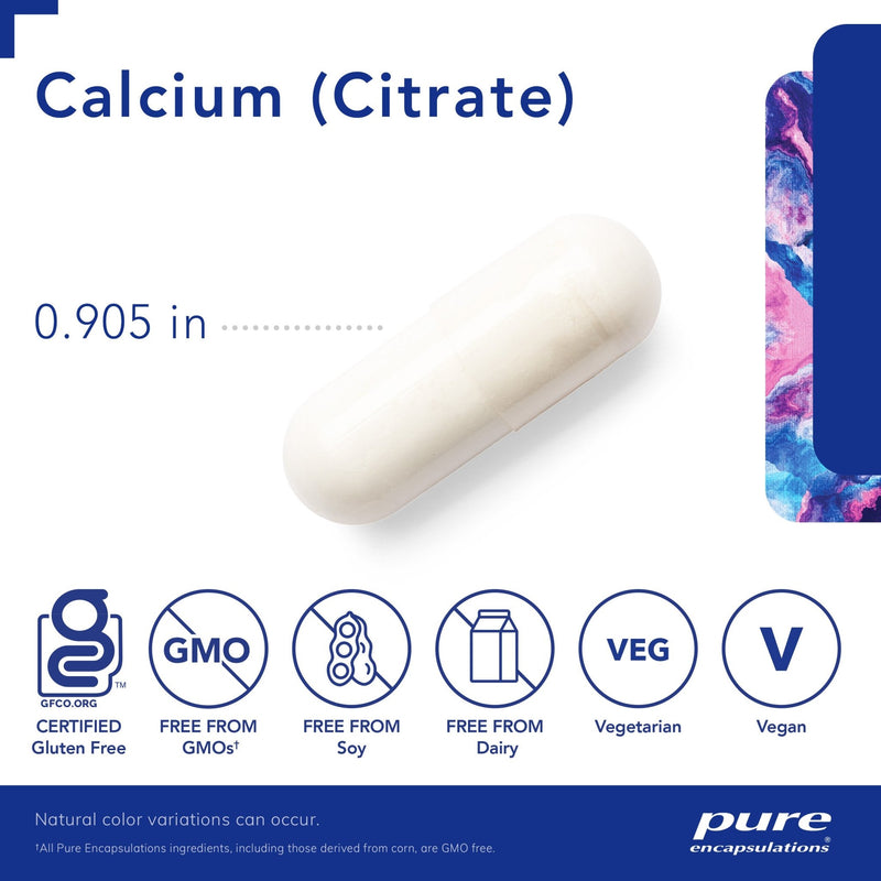 Pure Encapsulations - Calcium (citrate) - OurKidsASD.com - 