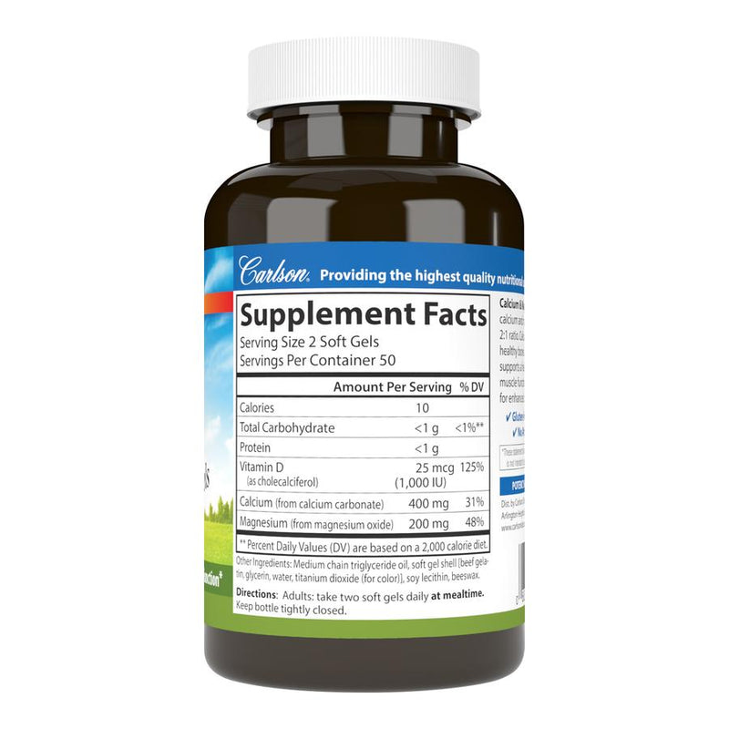 Carlson - Calcium & Magnesium - OurKidsASD.com - 