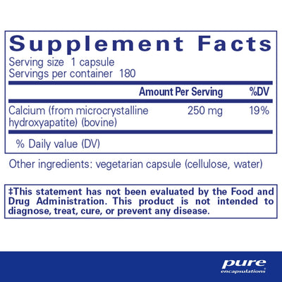 Pure Encapsulations - Calcium (MCHA) - OurKidsASD.com - #Free Shipping!#