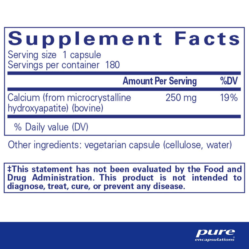 Pure Encapsulations - Calcium (MCHA) - OurKidsASD.com - 