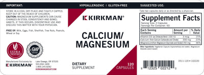 Kirkman Labs - Calcium/Magnesium - OurKidsASD.com - #Free Shipping!#