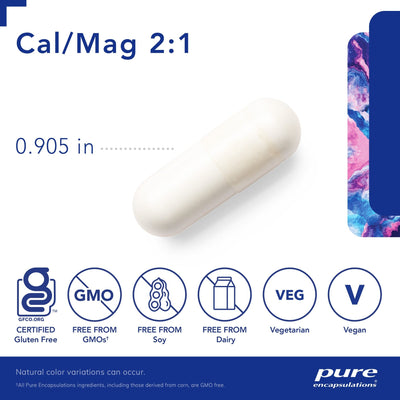 Pure Encapsulations - Cal/Mag (Malate) 2:1 - OurKidsASD.com - #Free Shipping!#