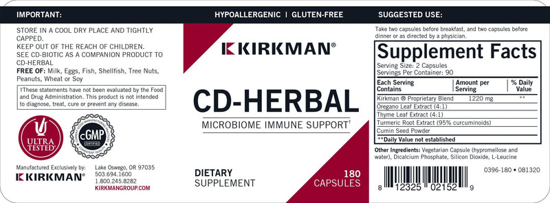 Kirkman Labs - CD-Herbal - OurKidsASD.com - 