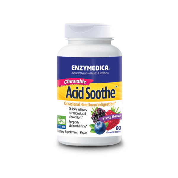Enzymedica - Chewable Acid Soothe - OurKidsASD.com - 