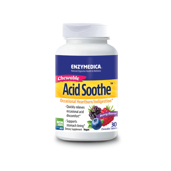 Enzymedica - Chewable Acid Soothe - OurKidsASD.com - 