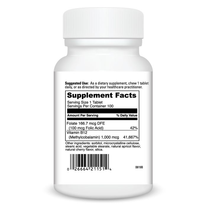 DaVinci Laboratories - Chewable B12 - MC - OurKidsASD.com - 