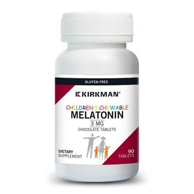 Kirkman Labs - Children’s Chewable Melatonin 3 mg Chocolate Tablets - OurKidsASD.com - #Free Shipping!#