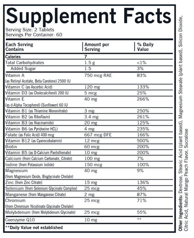 Kirkman Labs - Children's Chewable Multi Vitamin And Mineral - OurKidsASD.com - #Free Shipping!#