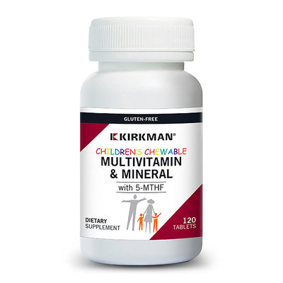 Kirkman Labs - Children's Chewable Multivitamin & Mineral with 5-MTHF - OurKidsASD.com - #Free Shipping!#